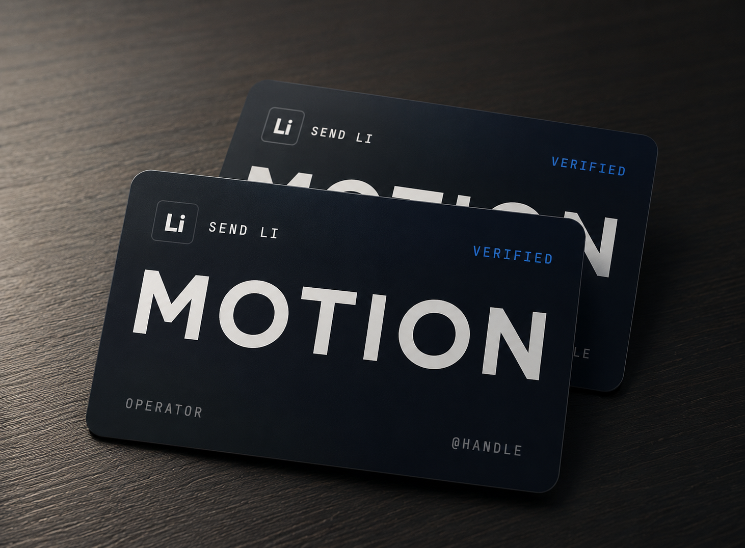 The Send Li Motion graphic. v2 brand mark for the closed-loop network currency.